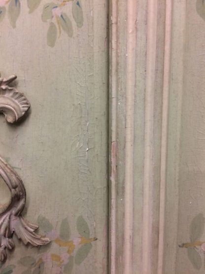 Vintage Armoire, Painted French Style Storage Armoire - Image 12