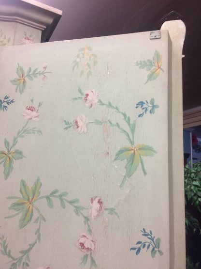 Vintage Armoire, Painted French Style Storage Armoire - Image 9