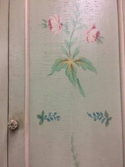 Vintage Armoire, Painted French Style Storage Armoire - Image 8