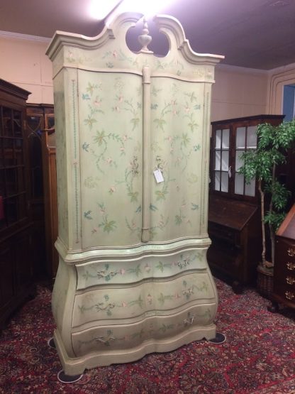 Vintage Armoire, Painted French Style Storage Armoire