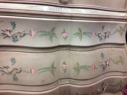 Vintage Armoire, Painted French Style Storage Armoire - Image 18