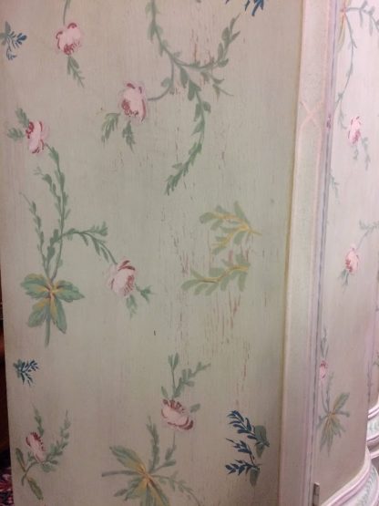 Vintage Armoire, Painted French Style Storage Armoire - Image 15