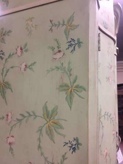 Vintage Armoire, Painted French Style Storage Armoire - Image 14