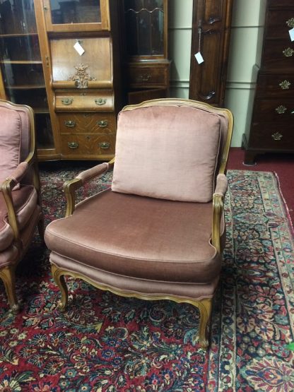 Vintage French Style Chairs, Bergere Chairs, Baker Furniture, The Pair - Image 2