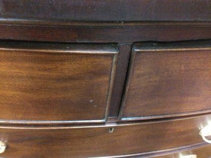 Antique Dresser, Two Over Three Chest of Drawers, Bowed Front Chest - Image 10