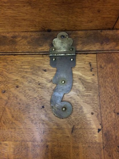 Antique Hall Tree, Art Nouveau Furniture, Art Nouveau Hall Tree Oak Coat Rack - Image 6