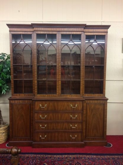 Vintage Breakfront Cabinet, China Cabient, Henkel Harris Furniture