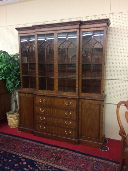 Vintage Breakfront Cabinet, China Cabient, Henkel Harris Furniture