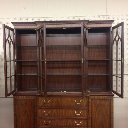 Vintage Breakfront Cabinet, China Cabient, Henkel Harris Furniture