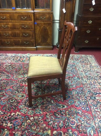 Henkel Harris Dining Chairs, Vintage Dining Chairs, Set of Four, Solid Cherry, Chippendale Style - Image 11