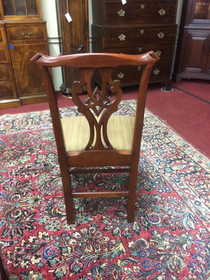 Henkel Harris Dining Chairs, Vintage Dining Chairs, Set of Four, Solid Cherry, Chippendale Style - Image 8