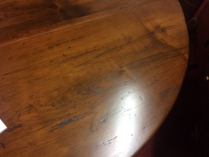 Antique Drop Leaf Table, Round Gateleg Table, Small Drop Leaf Table - Image 3