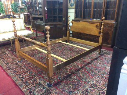 Stickley Bed, Cannonball Bed, Full Size Bed, Double Vintage Bed Frame, Solid Cherry - Image 3