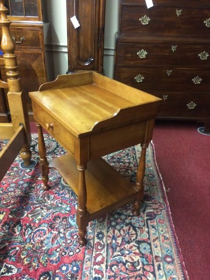 Stickley Nightstand, Vintage Nightstand Table, Bedside Table, Side Table, Lamp Table, Solid Cherry - Image 5