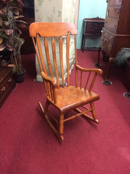 Tell City Rocking Chair, Vintage Cherry Rocking Chair, Vintage Rocker