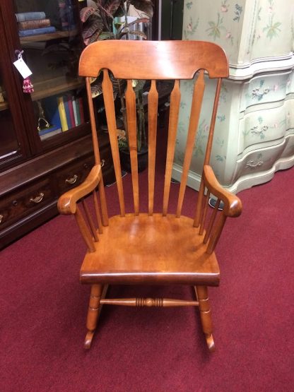 Tell City Rocking Chair, Vintage Cherry Rocking Chair, Vintage Rocker - Image 2