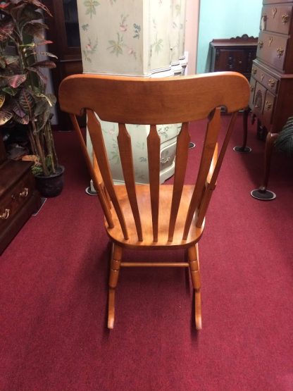 Tell City Rocking Chair, Vintage Cherry Rocking Chair, Vintage Rocker - Image 4