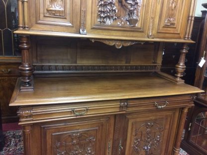 Antique Renaissance Cabinet, Carved Antique Cabinet, Tall Antique European Cabinet - Image 12