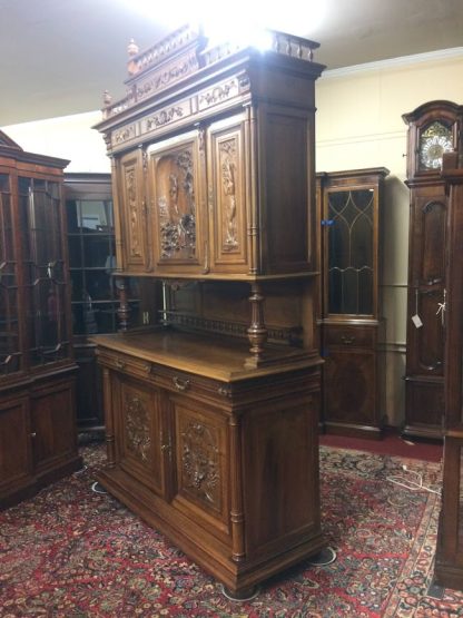 Antique Renaissance Cabinet, Carved Antique Cabinet, Tall Antique European Cabinet - Image 6