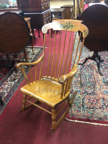 Vintage Rocking Chair, Bent Brothers Maple Rocker