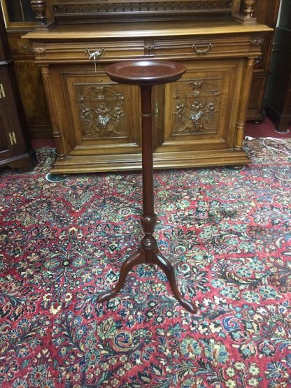 Vintage Plant Stand, Tall Mahogany Plant Stand, Biggs Furniture - Image 4