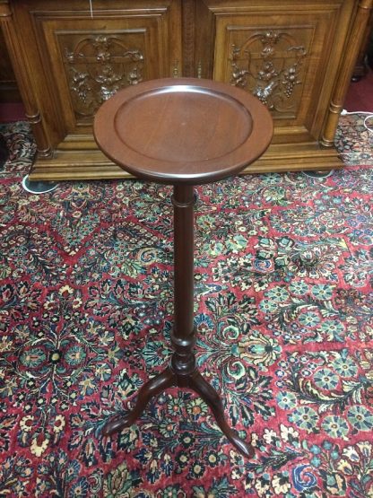 Vintage Plant Stand, Tall Mahogany Plant Stand, Biggs Furniture - Image 2