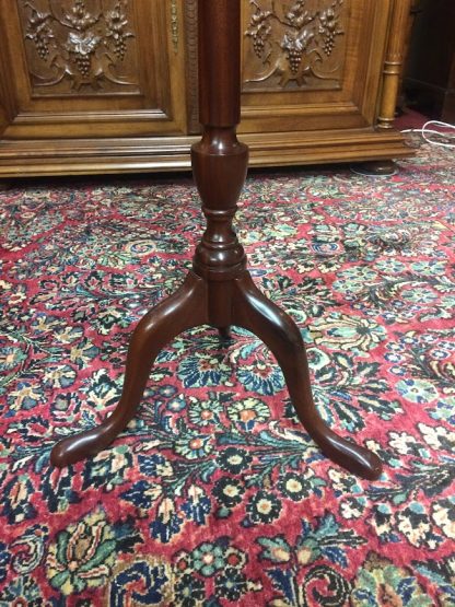 Vintage Plant Stand, Tall Mahogany Plant Stand, Biggs Furniture - Image 3