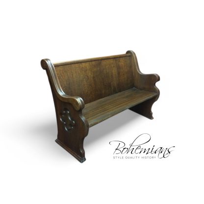 Antique Church Pew, Oak Church Pew, Antique Bench