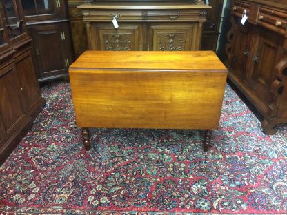 Antique Drop Leaf Table, Cherry Drop Leaf Table, Gateleg Table