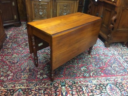 Antique Drop Leaf Table, Cherry Drop Leaf Table, Gateleg Table