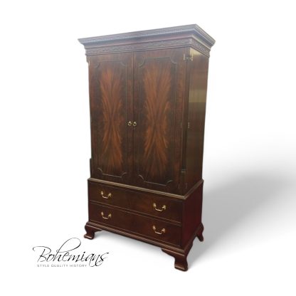 Media Cabinet, Henkel Harris Furniture, Mahogany Media Cabinet