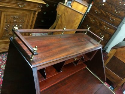 Antique Secretary Desk, Inlaid Desk, Lady's Writing Desk - Image 5