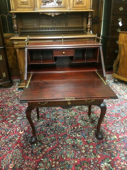 Antique Secretary Desk, Inlaid Desk, Lady's Writing Desk - Image 8