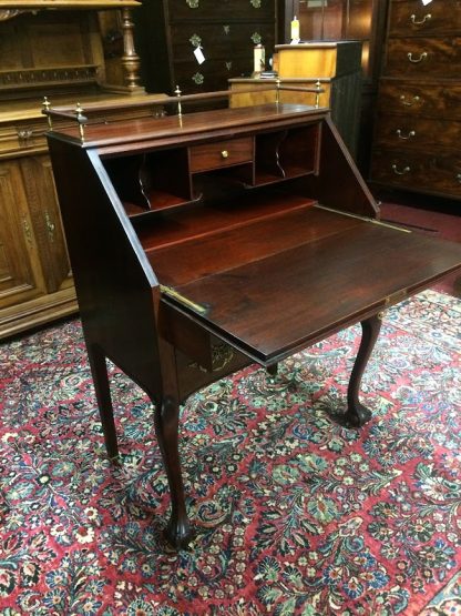 Antique Secretary Desk, Inlaid Desk, Lady's Writing Desk - Image 6