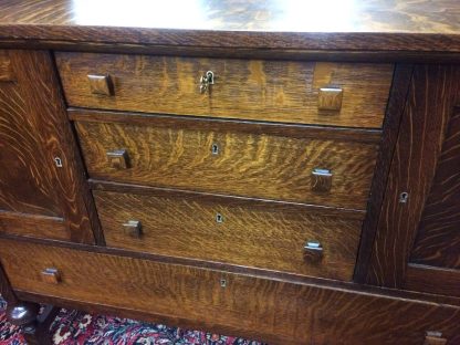 Mission Sideboard, Mission Buffet, Antique Sideboard Oak, Oak Mission Buffet, Craftsman Style Furniture - Image 9