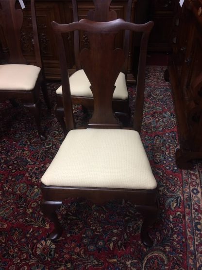 Vintage Statton Chairs, Dining Chairs by Statton, Queen Anne Chairs, Set of Four