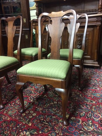 Vintage Dining Chairs, Statton Furniture, Queen Anne Dining Chairs, Set of Four - Image 10