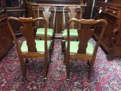 Vintage Dining Chairs, Statton Furniture, Queen Anne Dining Chairs, Set of Four - Image 6