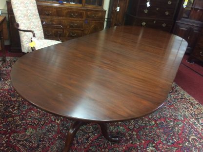 Henkel-Harris, Dining Room Table, Solid Mahogany, Tripod Base - Image 10