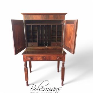 Antique Mahogany Plantation Desk, Antique Secretary Desk