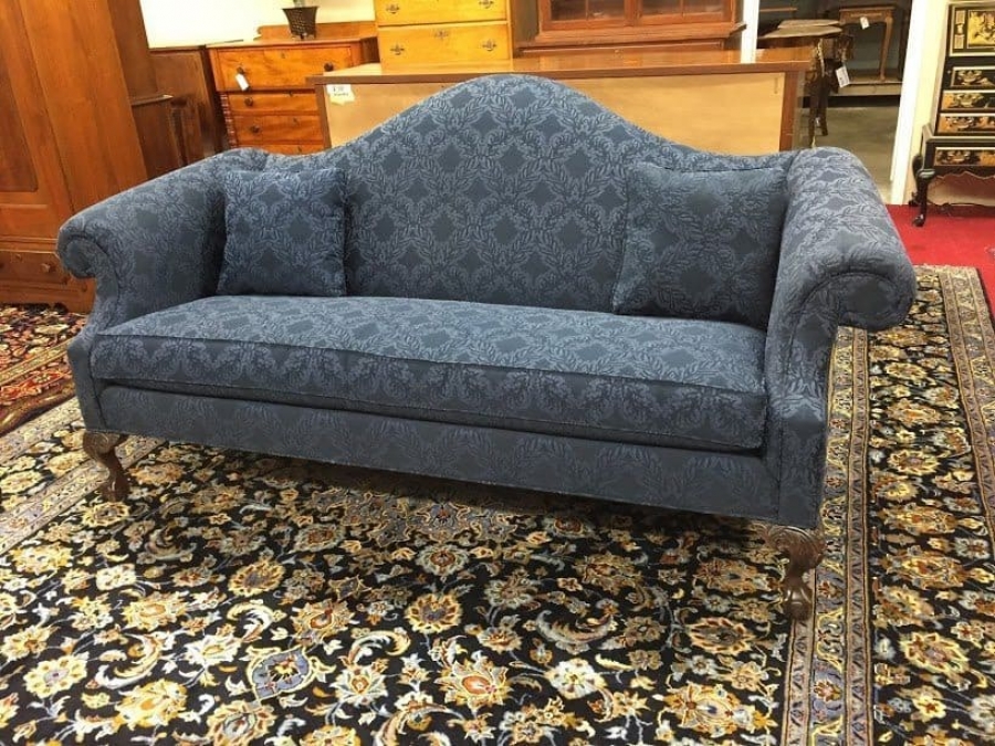 Ethan Allen Camel Back Sofa "Sold" ⋆ Bohemian's